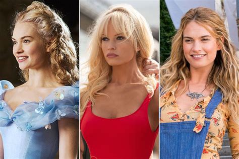 lily james movies and tv shows